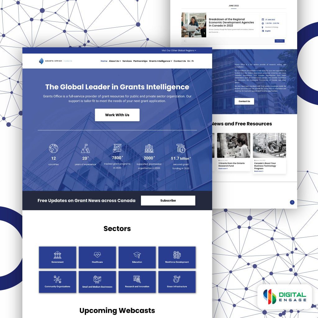 Grants Office Canada  Design Digital Engage