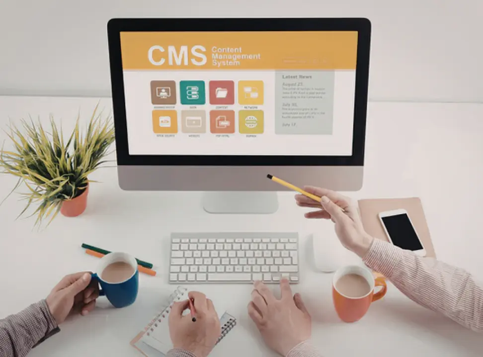 WordPress CMS Dashboard Used for Web Design